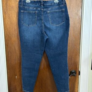 Maurices Dark Blue Ankle Jeans